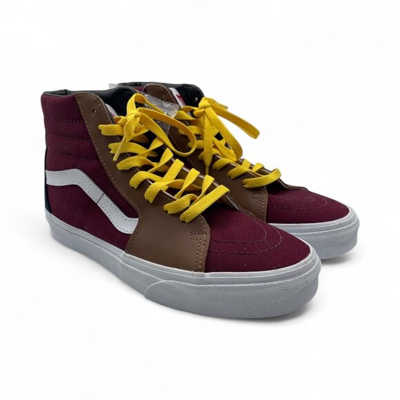 Vans SK8 Hi OTW Rally Re-issue Multicolor Chili Red Suede Sneakers Shoes - Picture 3 of 8